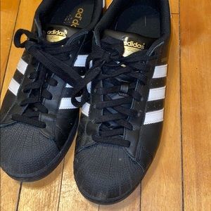 Black Superstars size 10.5